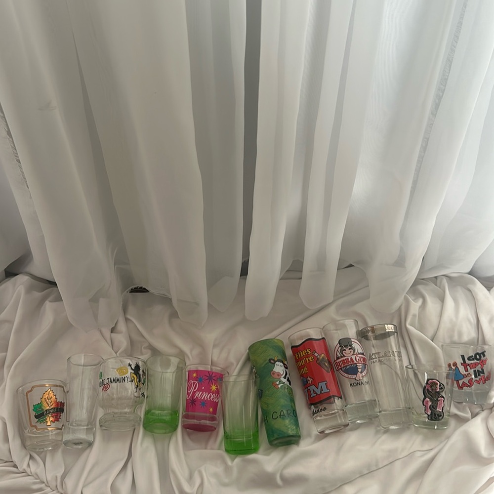 12 shot glasses